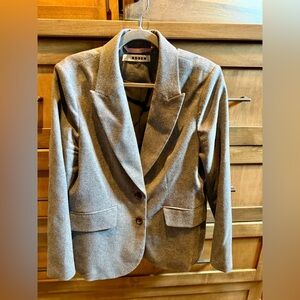 Boden Women's Marleybone Wool Blazer in Grey Melange
